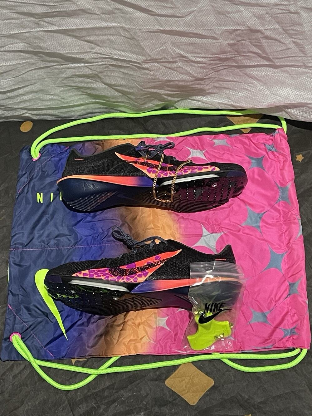New Men’s 10.5 Nike Victory 2 Glam Track&Field Spikes Light Carbon IM9130-001